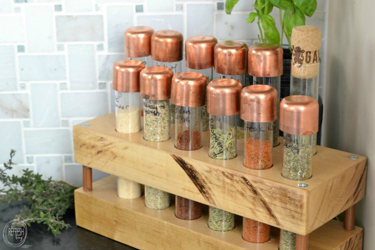 diy-spice-rack-with-test-tubes-butcher-block-and-copper-pipe