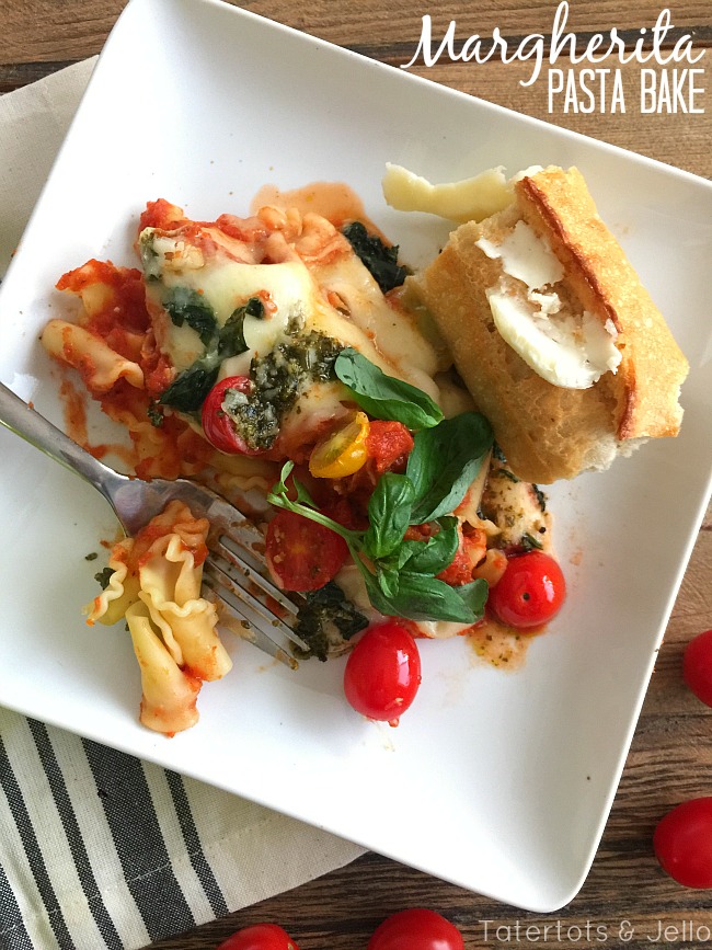 Margherita Pasta Bake 