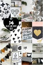 14 Black and White Valentines Day Decorating Ideas!