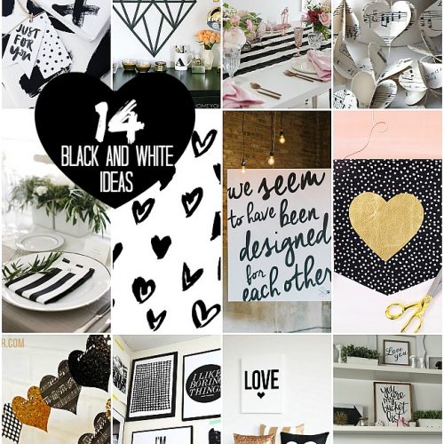 14 black and white decorating ideas