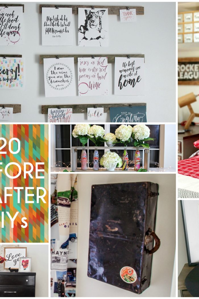 Great Ideas — 20 Before and After DIYs!