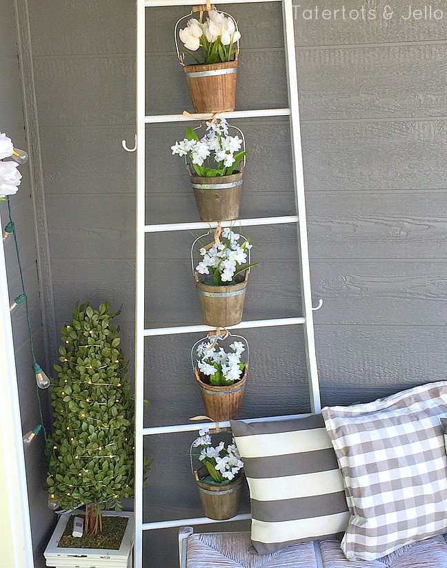 Flower Pot Ladder Planter 