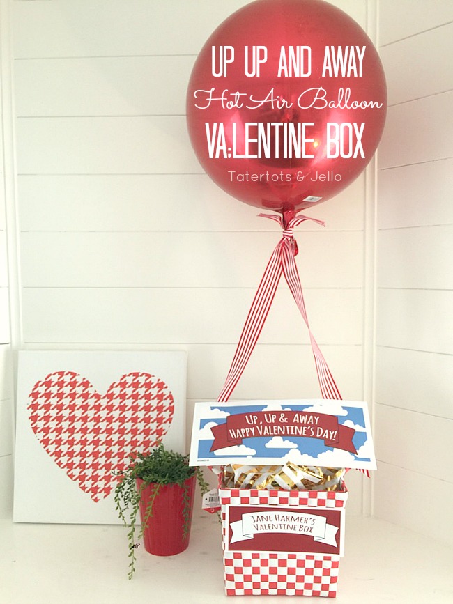 valentine up up and away hot air balloon box 