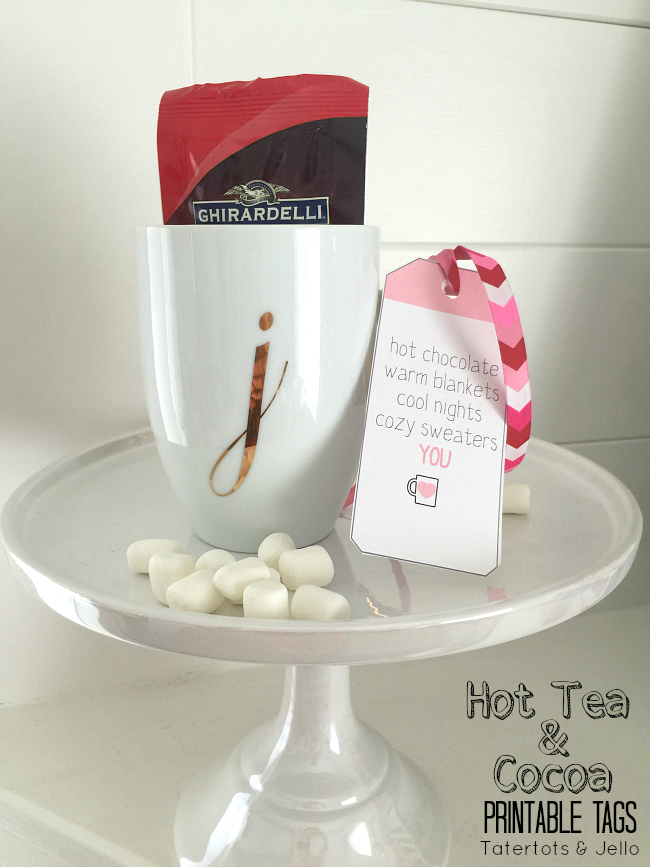 hot tea and cocoa free printables 