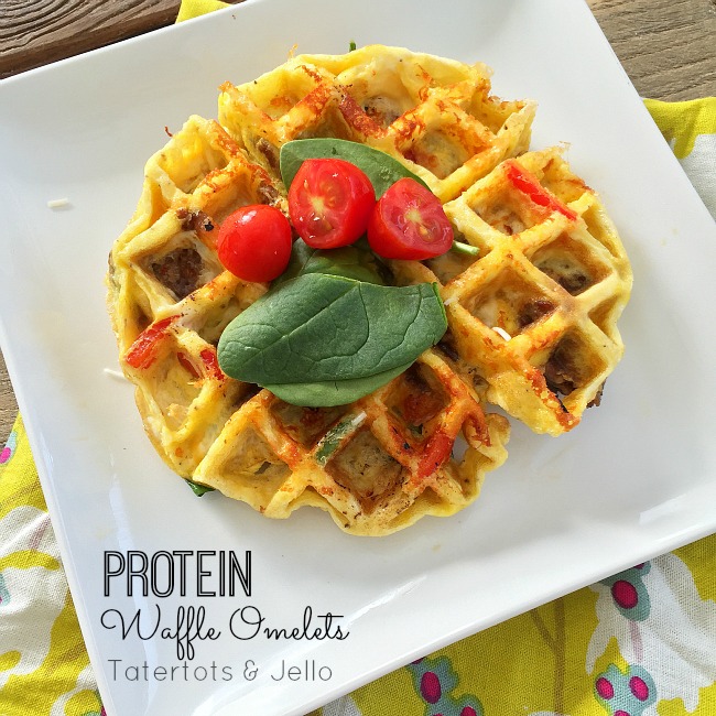 Morning Protein Waffle Omelet Bar!
