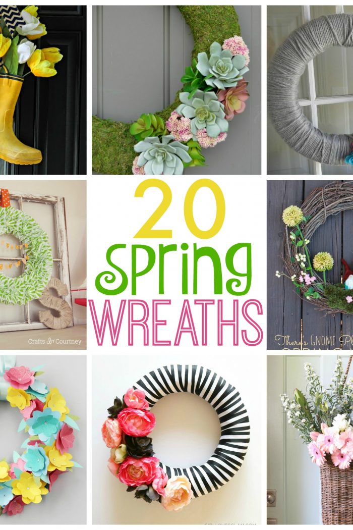 20 Beautiful Spring Wreaths