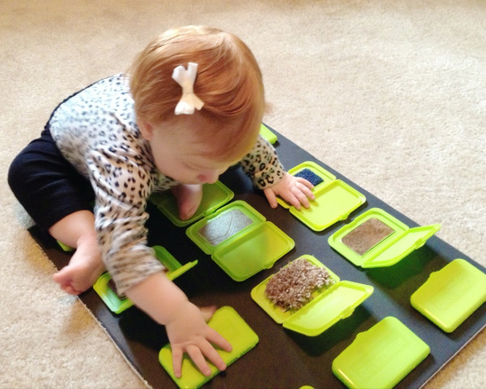 Peek a Boo Toddler Sensory Board 