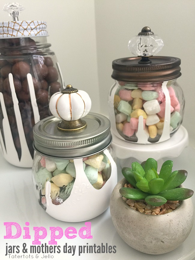 Dripped Mason Jar Gift Ideas