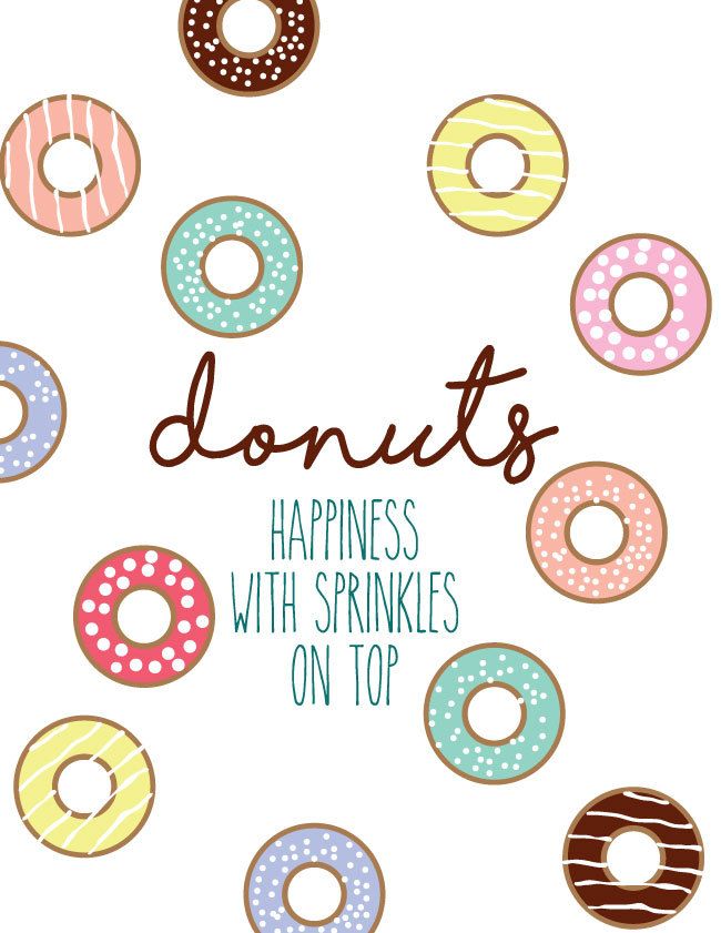 donut sprinkles printable 