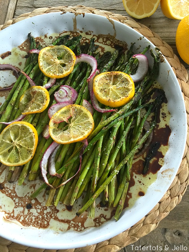 Lemon Balsamic Roasted Asparagus Recipe