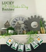 St. Patrick’s Day LUCKY Banner and printables