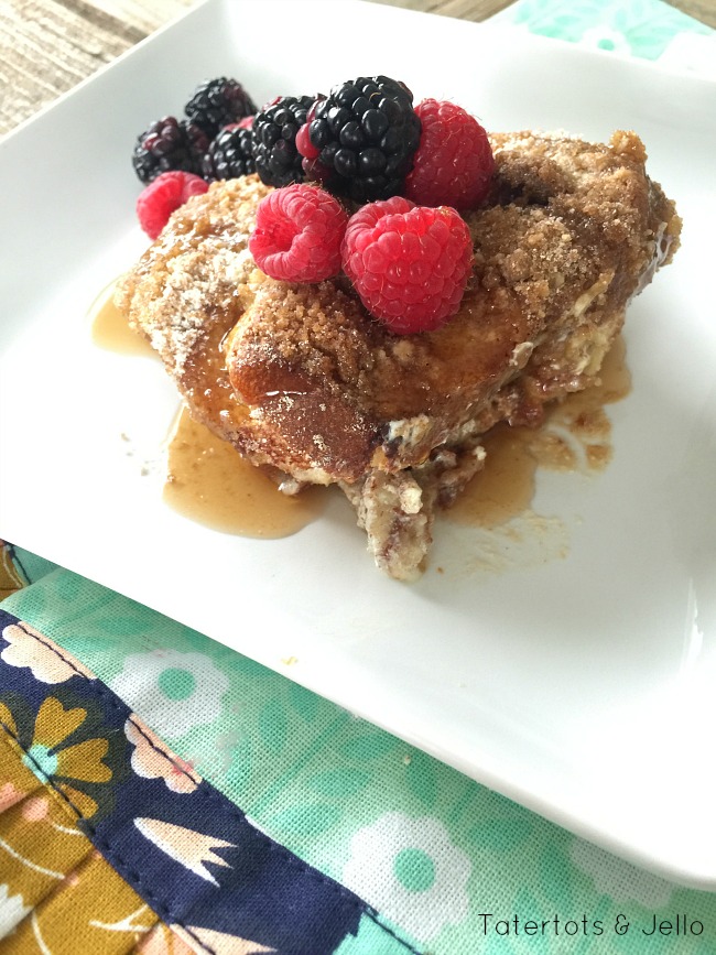 Cinnamon Swirl Baked French toast casserole