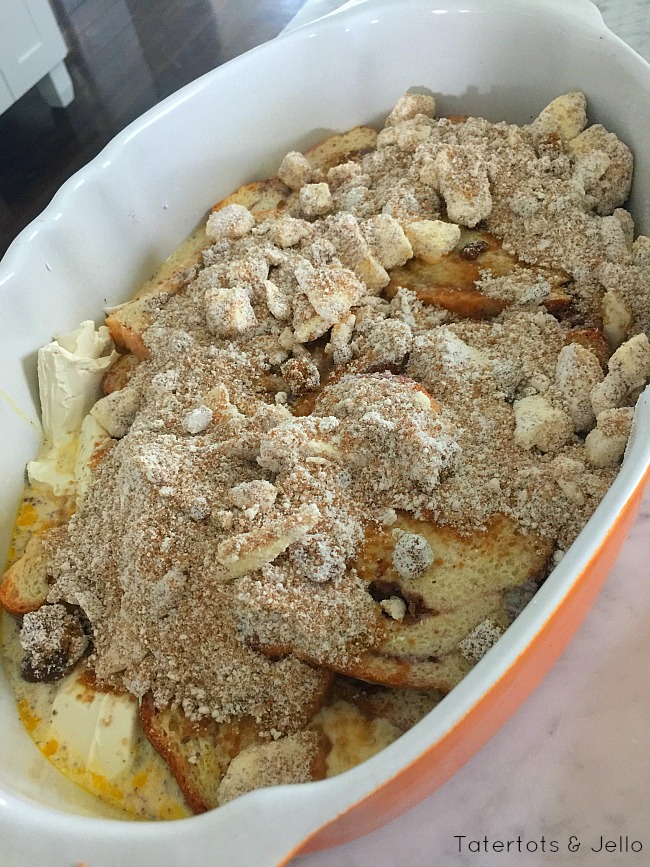 Crunchy Topped Cinnamon Swirl French Toast Casserole