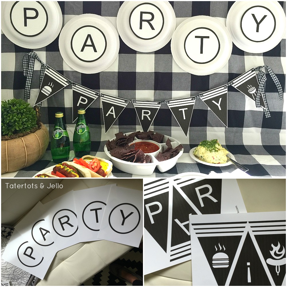 Free BBQ party printables 