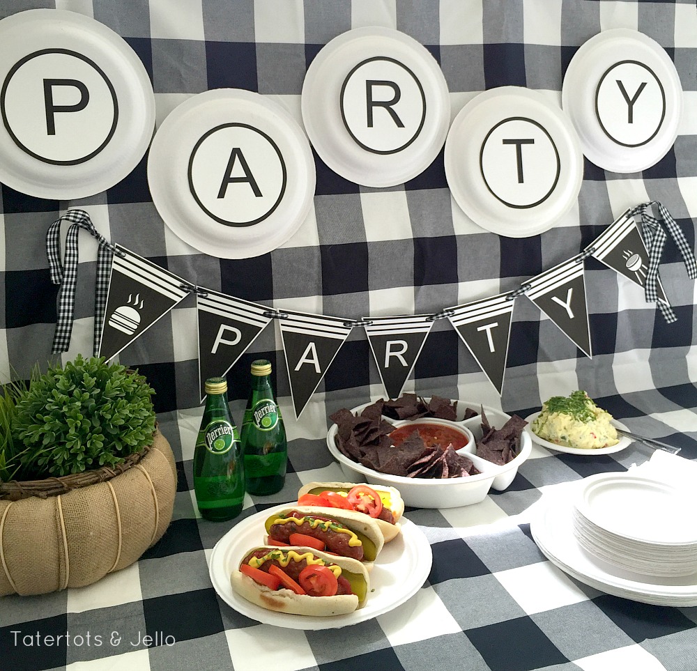 free BBQ party printables 