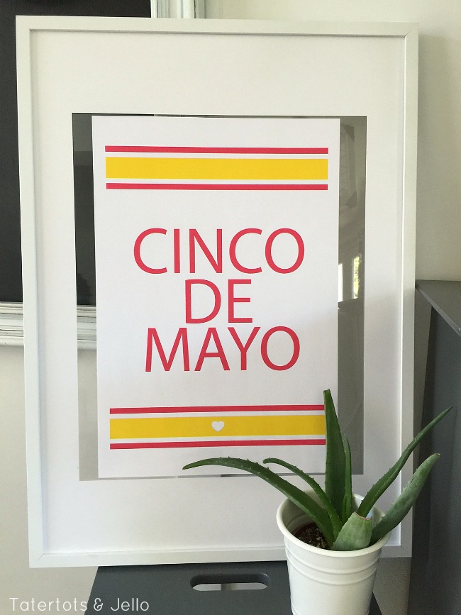 cinco de mayo large party printable 