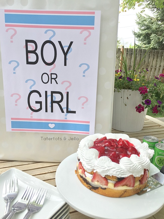 Gender Reveal Party Balloon Idea and Printable 