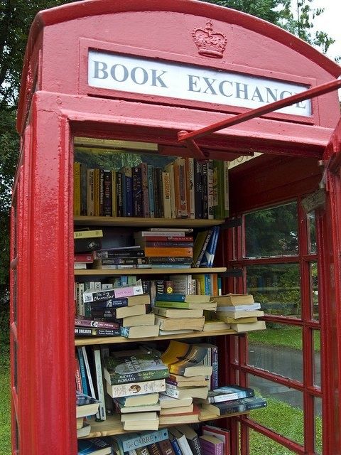 phone booth to little free library 