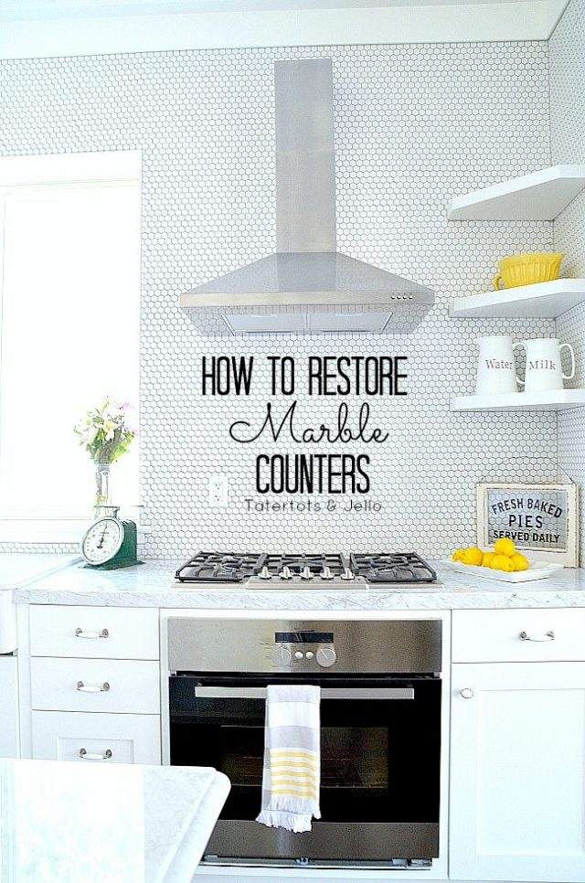 How to Restore Marble Countertops and Get Stains Out
