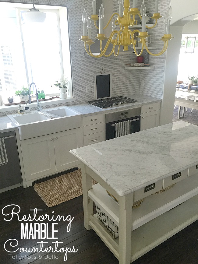 how to restore marble countertops 