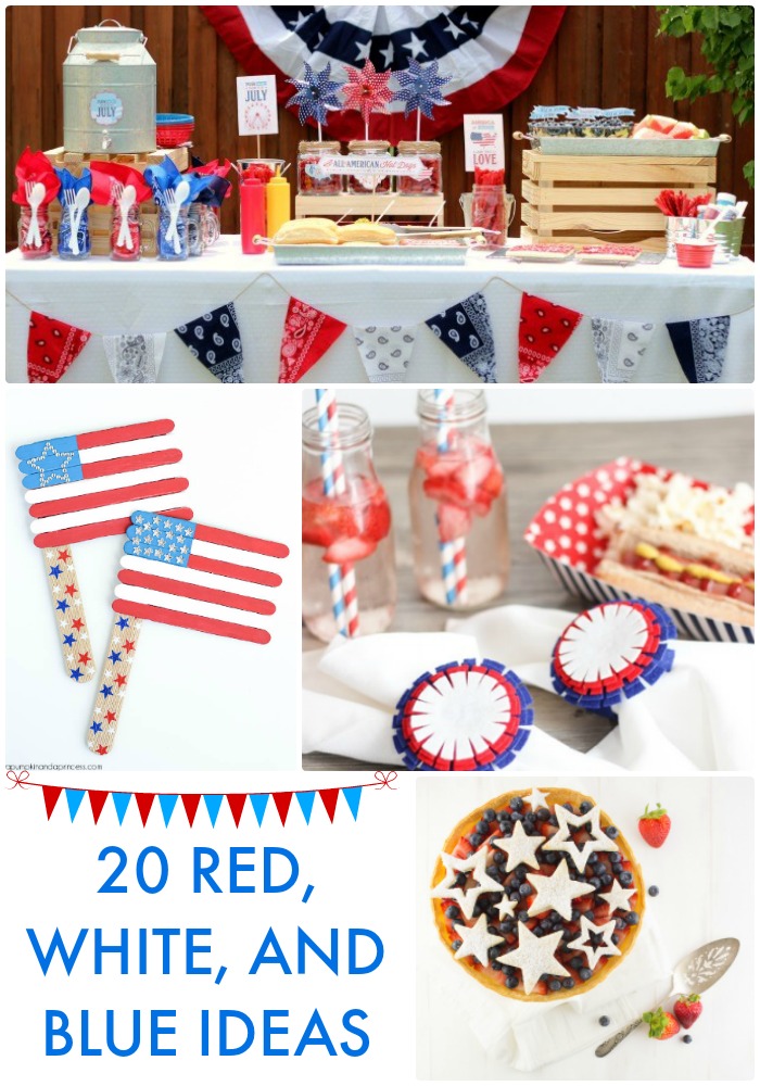 Great Ideas — 20 Red, White, and Blue Ideas!