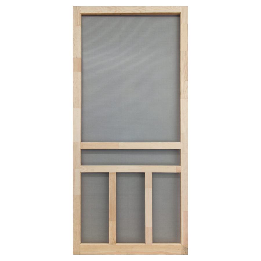 how to install a wood screen door 