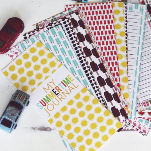 free printable summertime journal