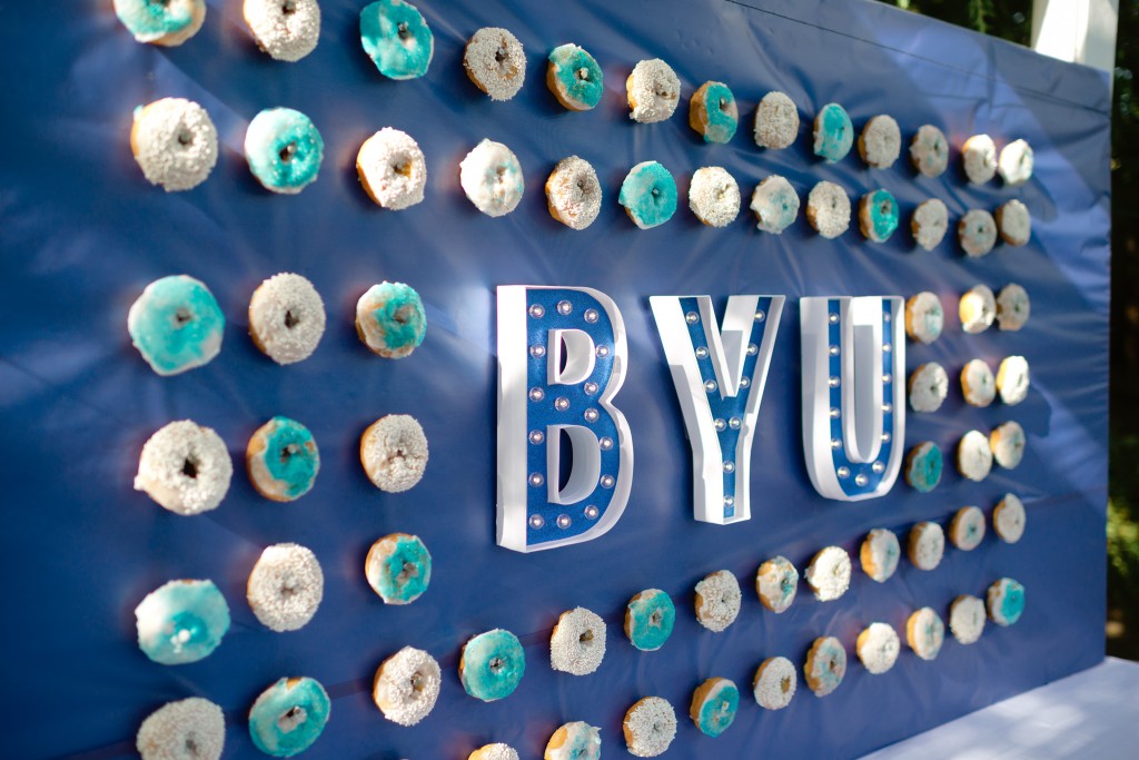 graduation donut backdrop 