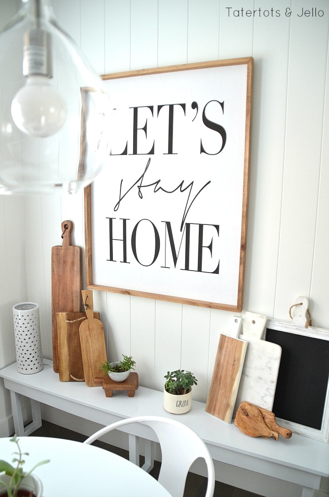 Modern Industrial Farmhouse Kitchen Nook 