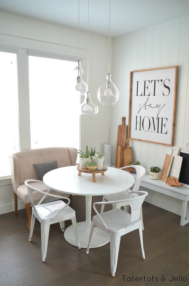 Modern Industrial Farmhouse Kitchen Nook 