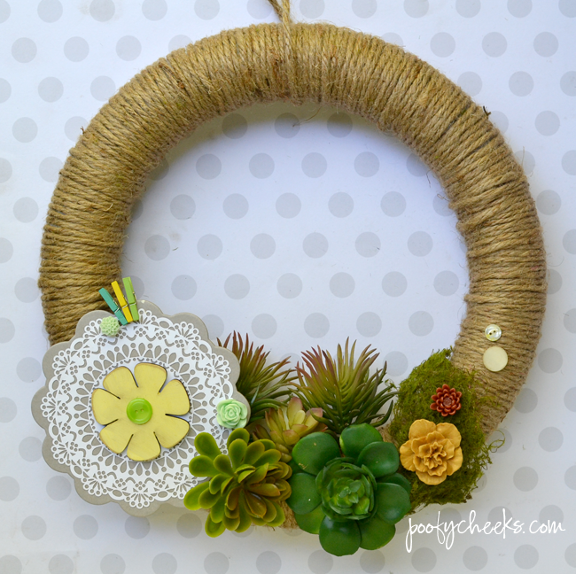 succulent wreath 