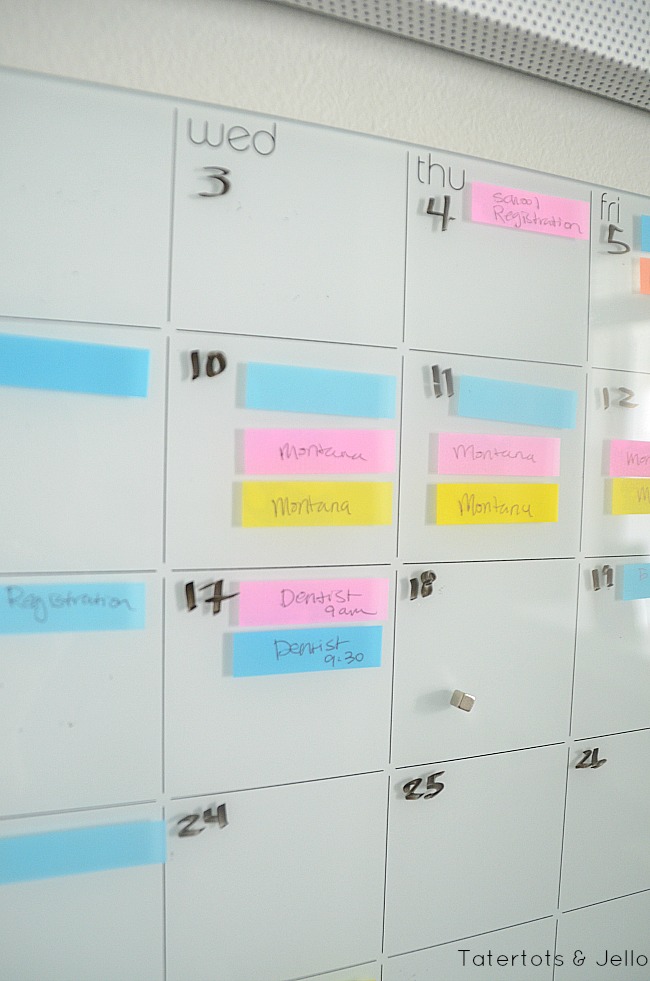 post it note flag calendar 