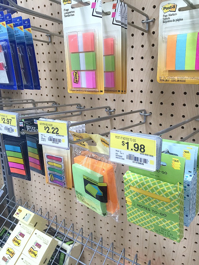 post it notes at walmart 