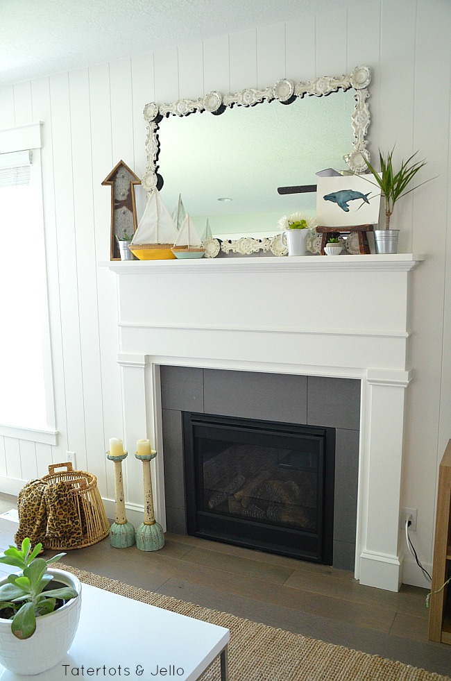 simple summer mantel ideas 