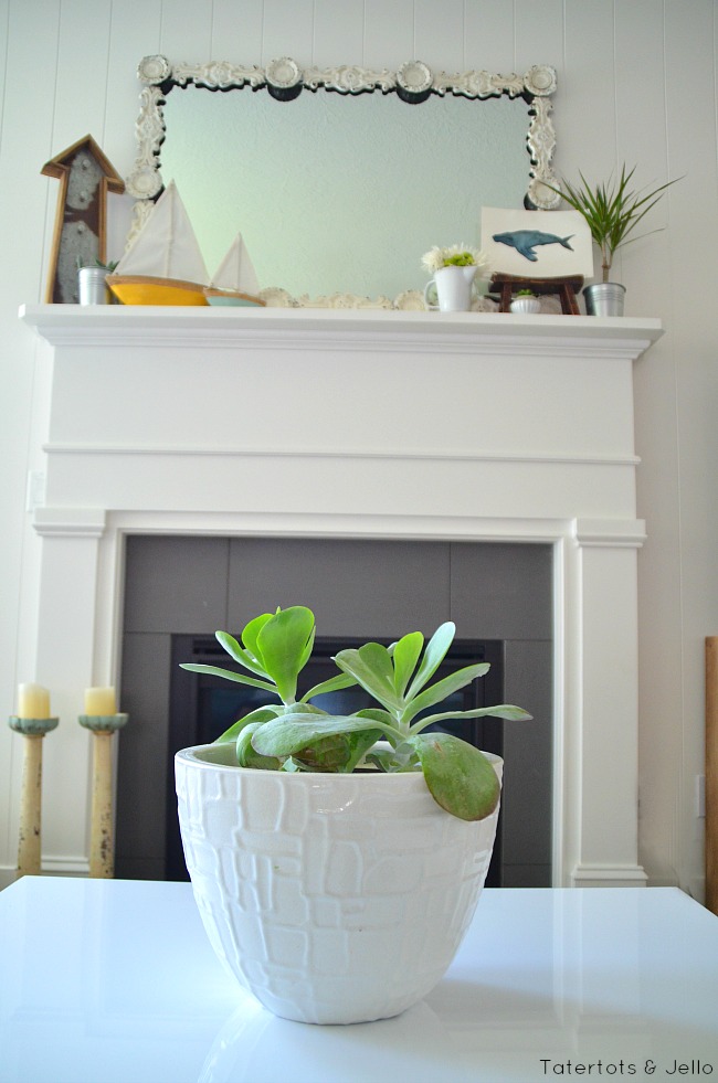 summer found mantel ideas 