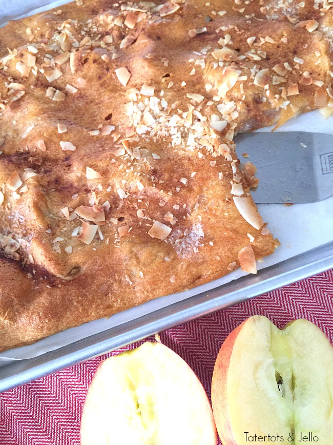 apple coconut croissant tart recipe 