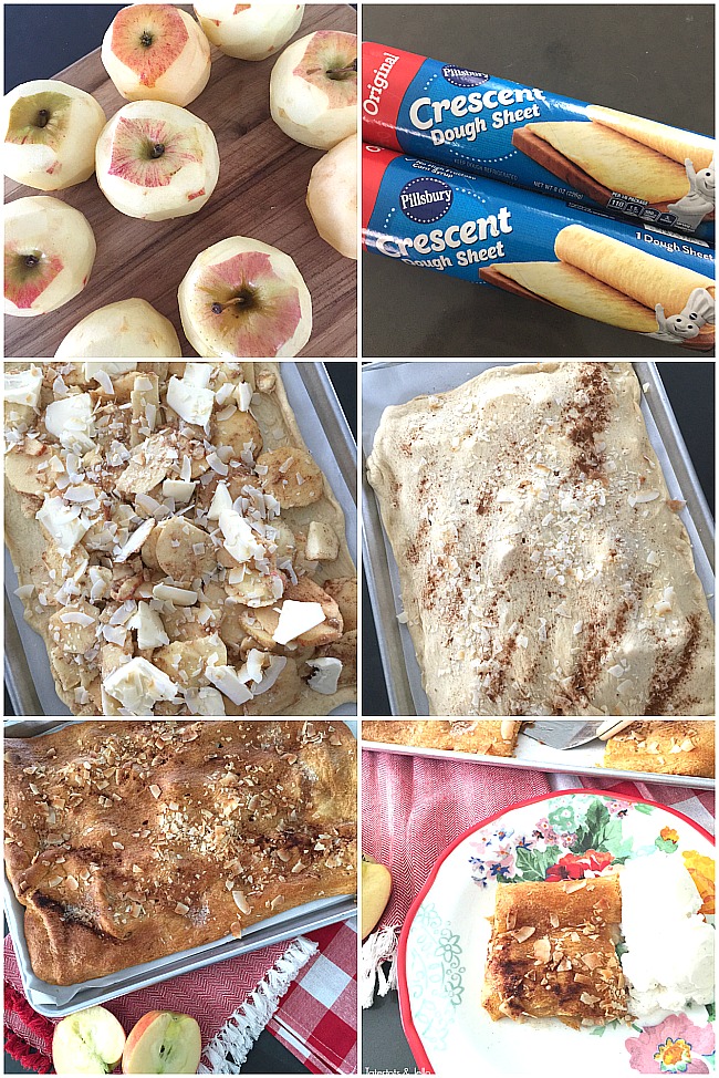 apple coconut croissant tart recipe 