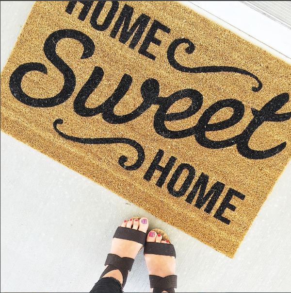 home sweet home door mat