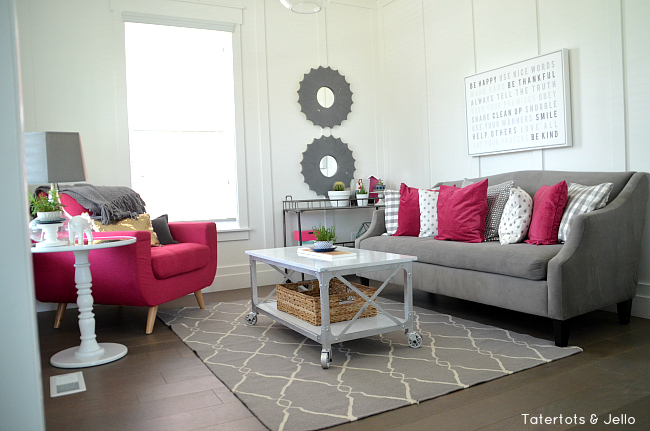 industrial coffee table white 