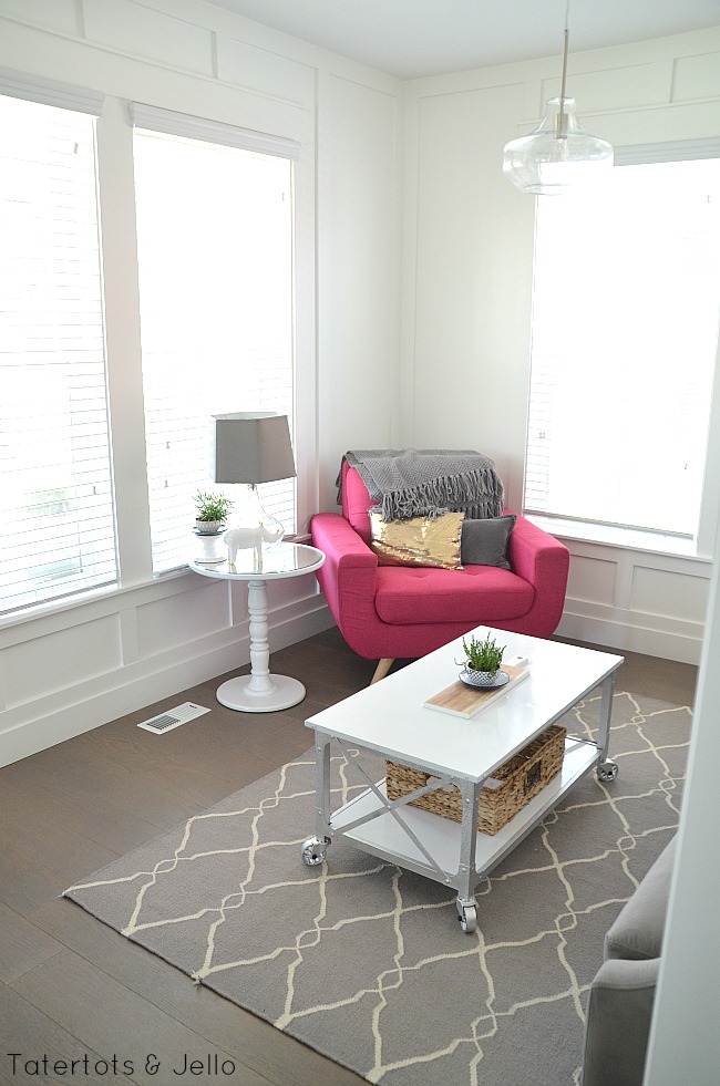 industrial farmhouse painted coffee table 