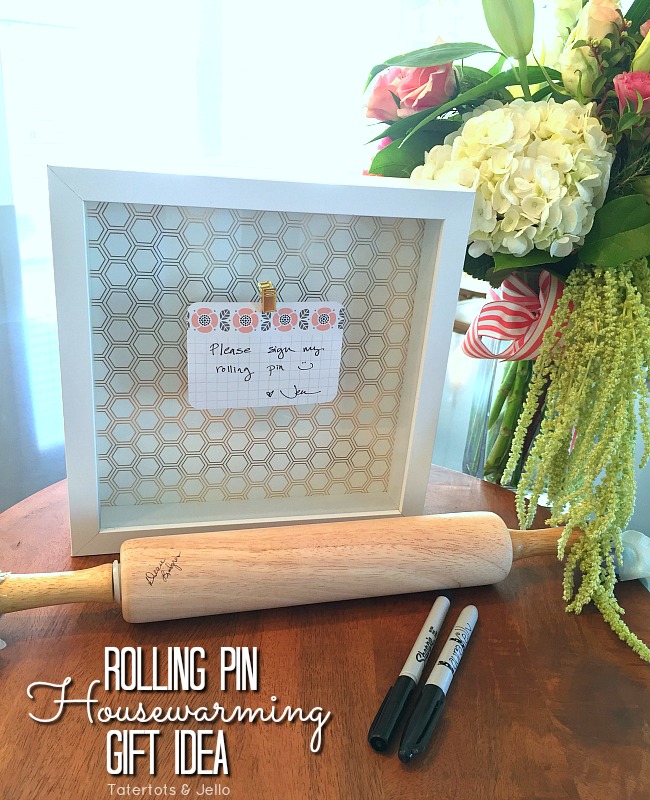 Rolling Pin Housewarming, Neighbor or Wedding Gift Idea