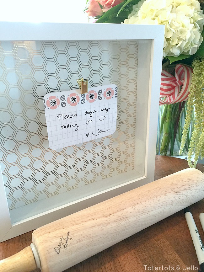 rolling pin housewarming gift idea 