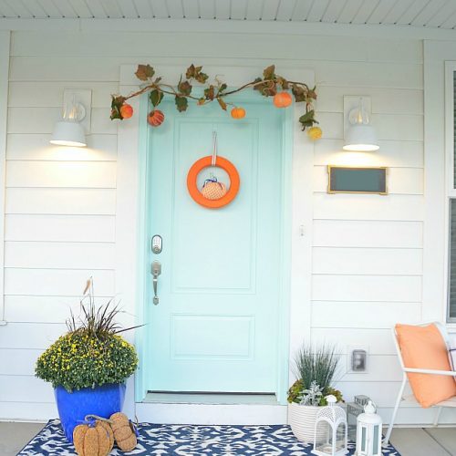 5 ways to create a pretty fall porch