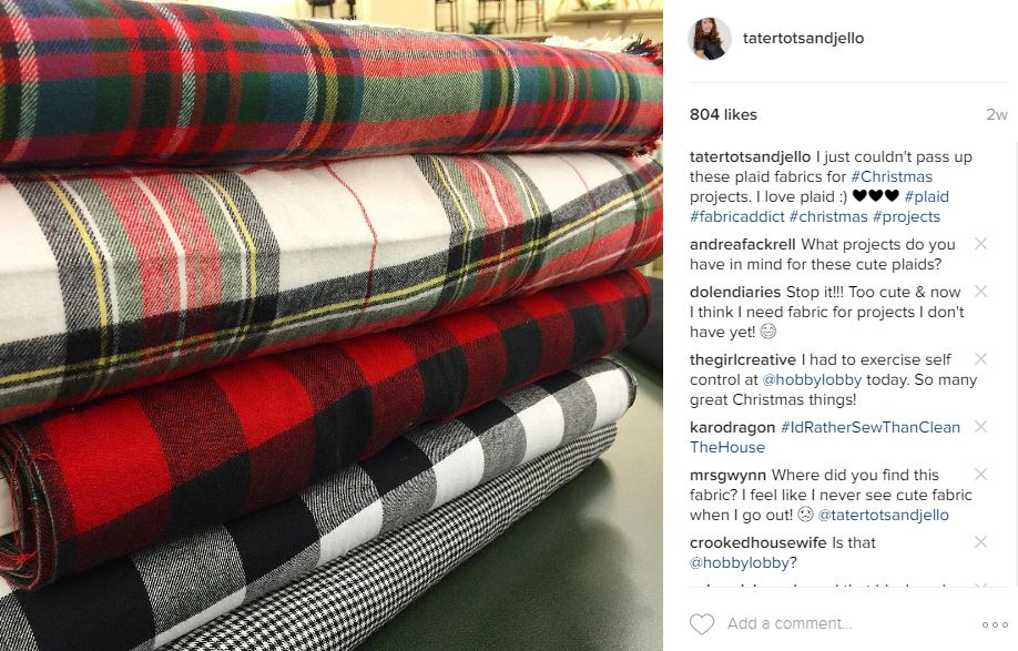 plaid flannel fabric for fall