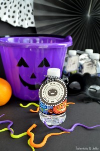 Halloween Water Bottle Free Printable Tags