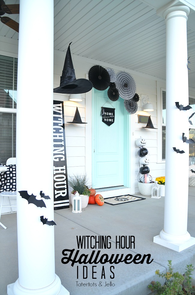 witching hour halloween porch ideas 