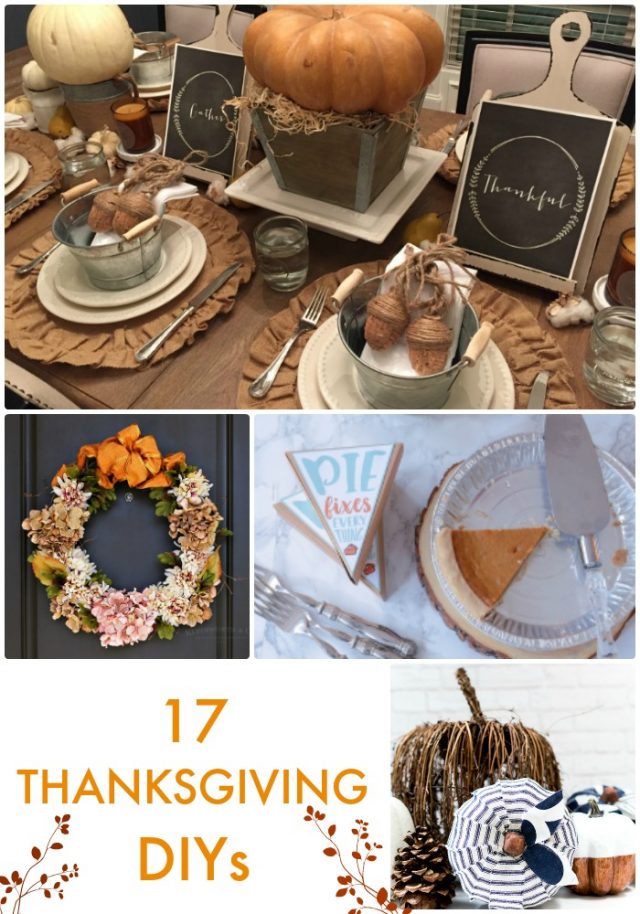 Great Ideas -- 16 More Thanksgiving DIYs!
