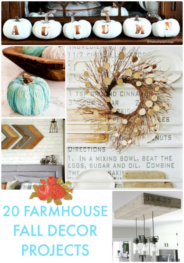 Great Ideas -- 20 Farmhouse Fall Decor Projects!