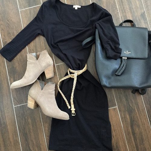4 different ways to wear The perfect little black dress. Dress it up or down.