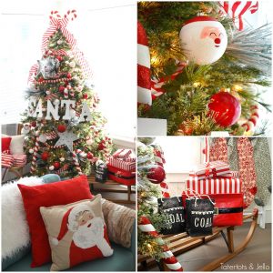 Santa North Pole Christmas Tree and Decorating Ideas